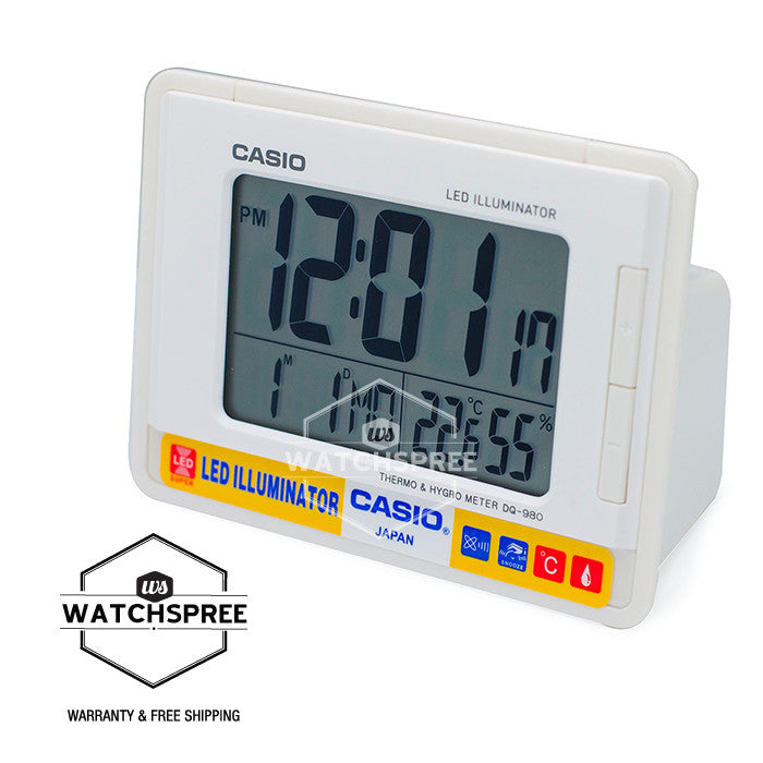 Casio Clock DQ980-7D Watchspree