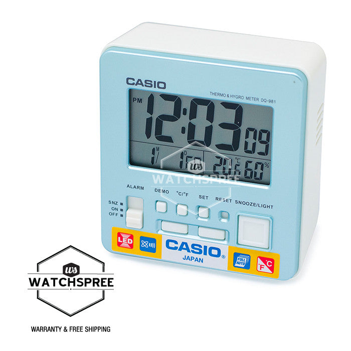 Casio Clock DQ981-2D Watchspree