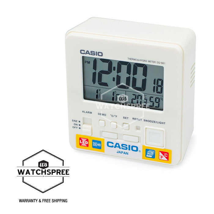 Casio Clock DQ981-7D Watchspree
