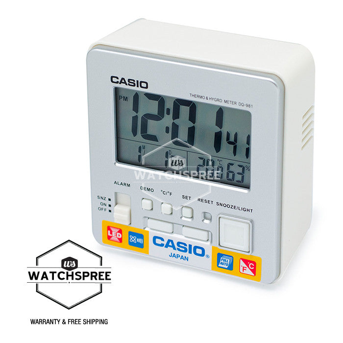 Casio Clock DQ981-8D Watchspree