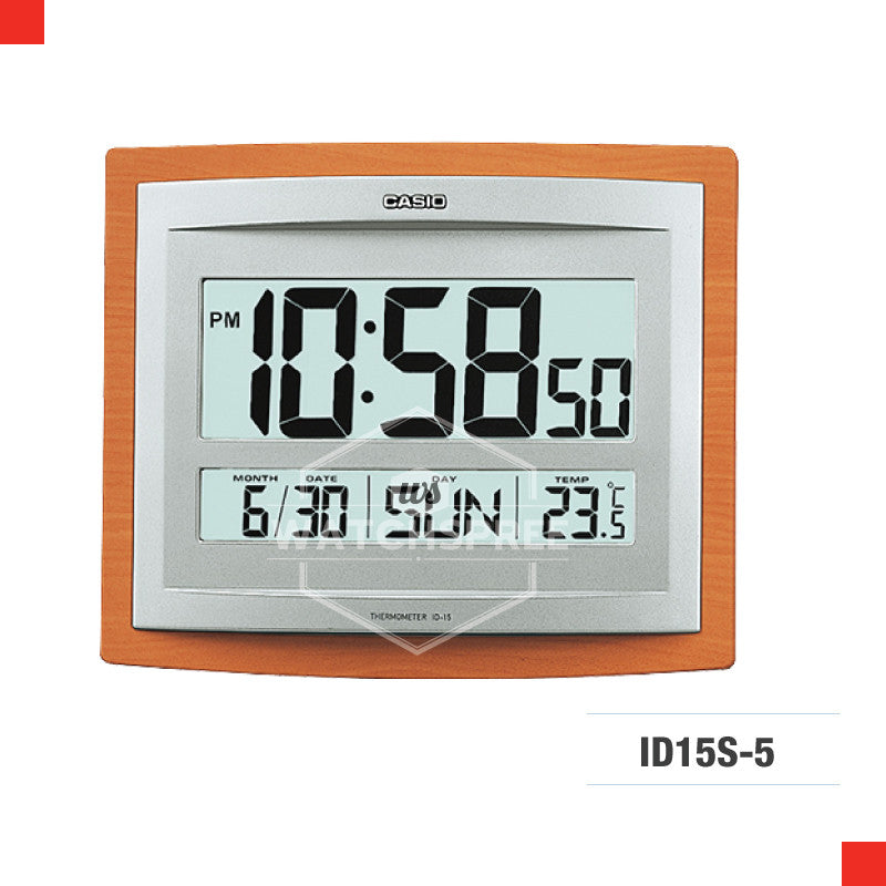 Casio Clock ID15-5D Watchspree