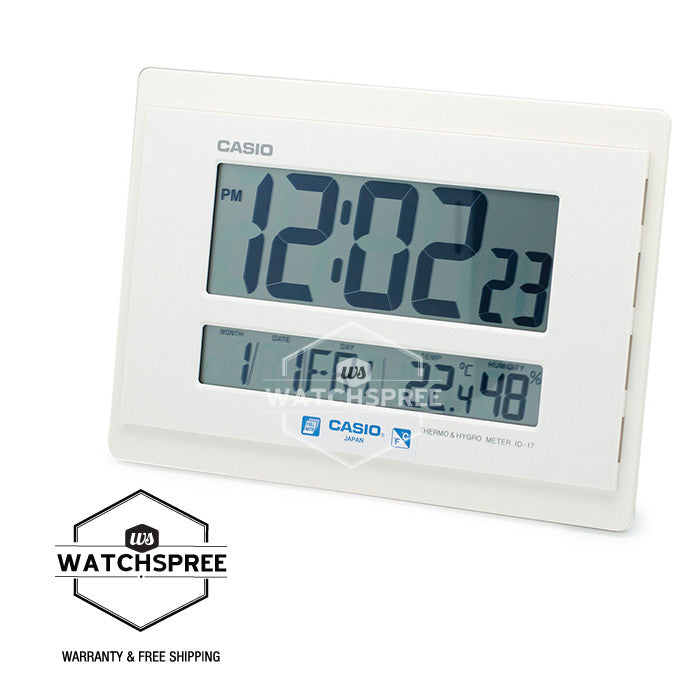 Casio Clock ID17-7D Watchspree