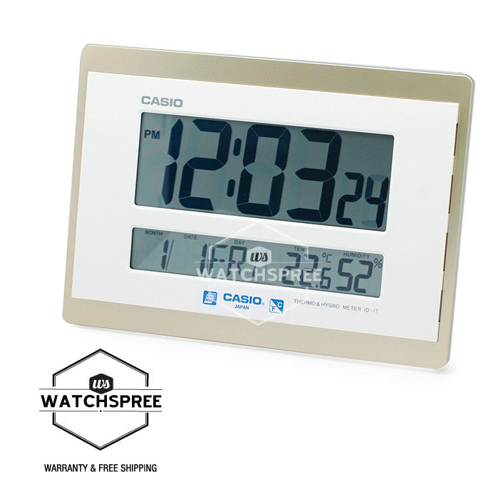 Casio Clock ID17-9D Watchspree