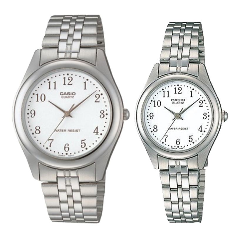 Casio Couple Stainless Steel Watch LTP1129A-7B MTP1129A-7B Watchspree