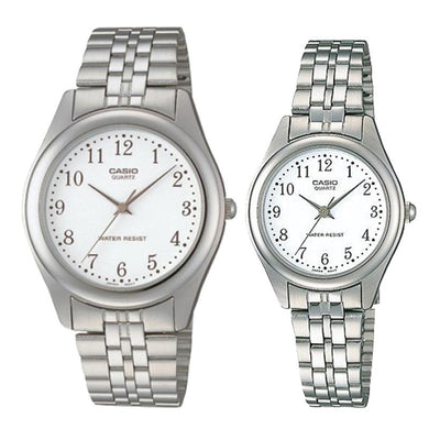 Casio Couple Stainless Steel Watch LTP1129A-7B MTP1129A-7B Watchspree