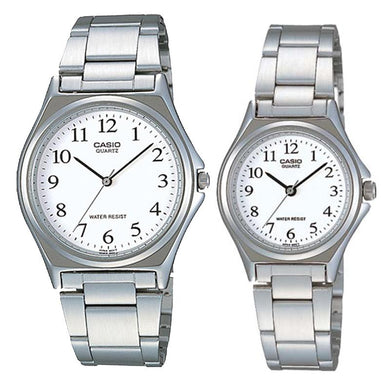 Casio Couple Stainless Steel Watch LTP1130A-7B MTP1130A-7B Watchspree