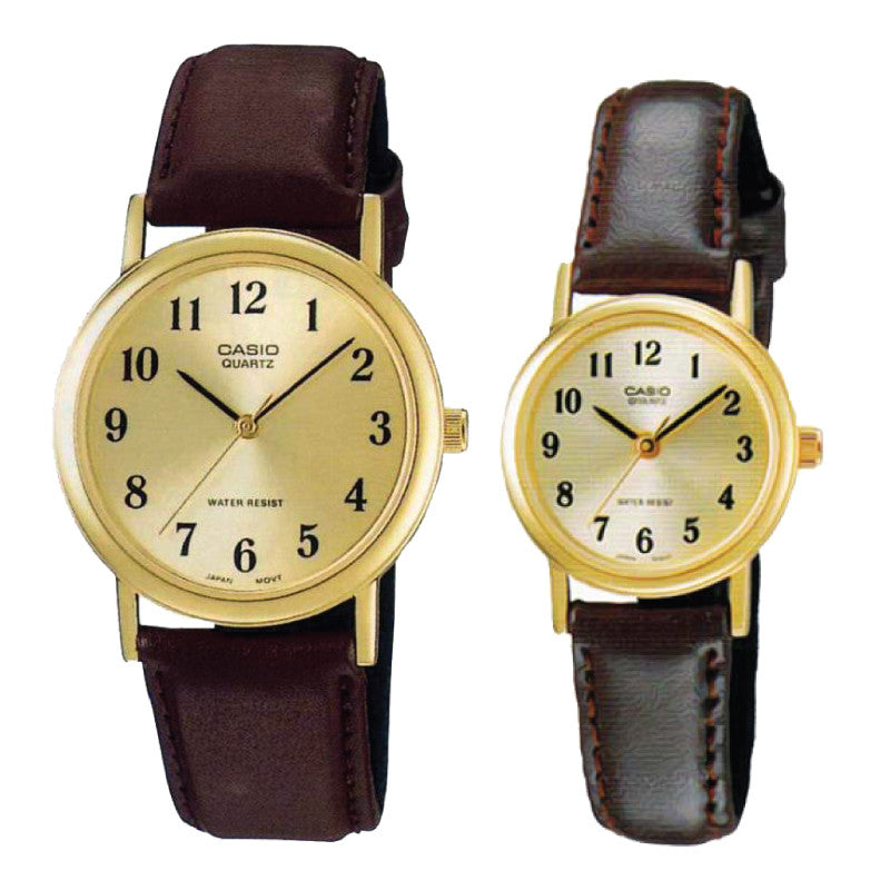 Casio Couple Watch MTP1095Q-9B1 LTP1095Q-9B1 Watchspree