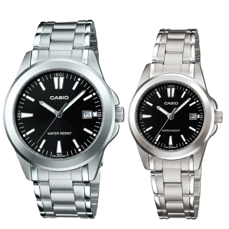 Casio Couple Watch MTP1215A-1A2 LTP1215A-1A2 Watchspree