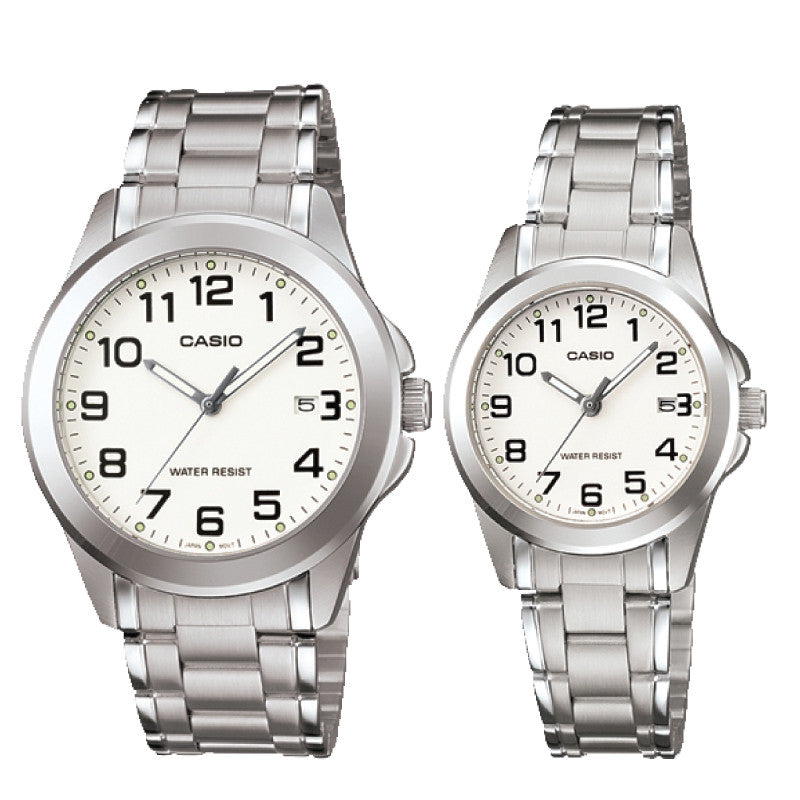 Casio Couple Watch MTP1215A-7B2 LTP1215A-7B2 Watchspree