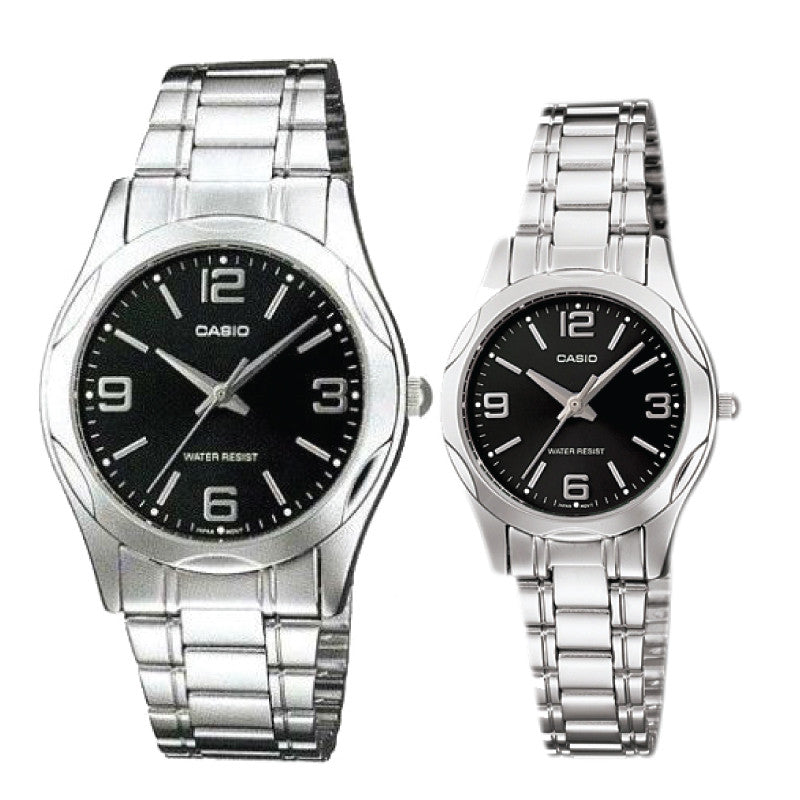 Casio Couple Watch MTP1275D-1A2 LTP1275D-1A2 Watchspree