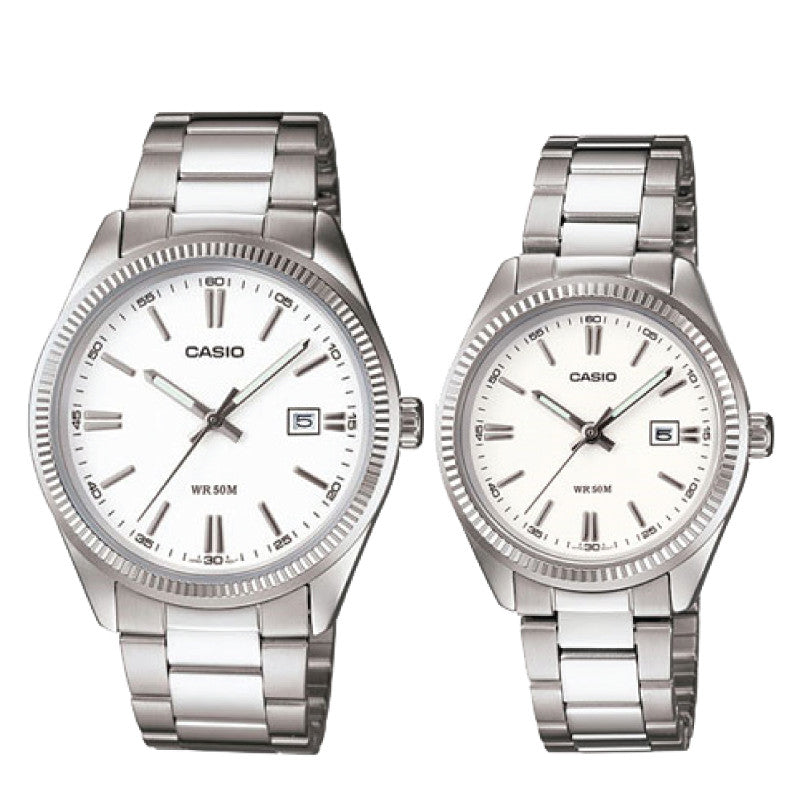 Casio Couple Watch MTP1302D-7A1 LTP1302D-7A1 Watchspree