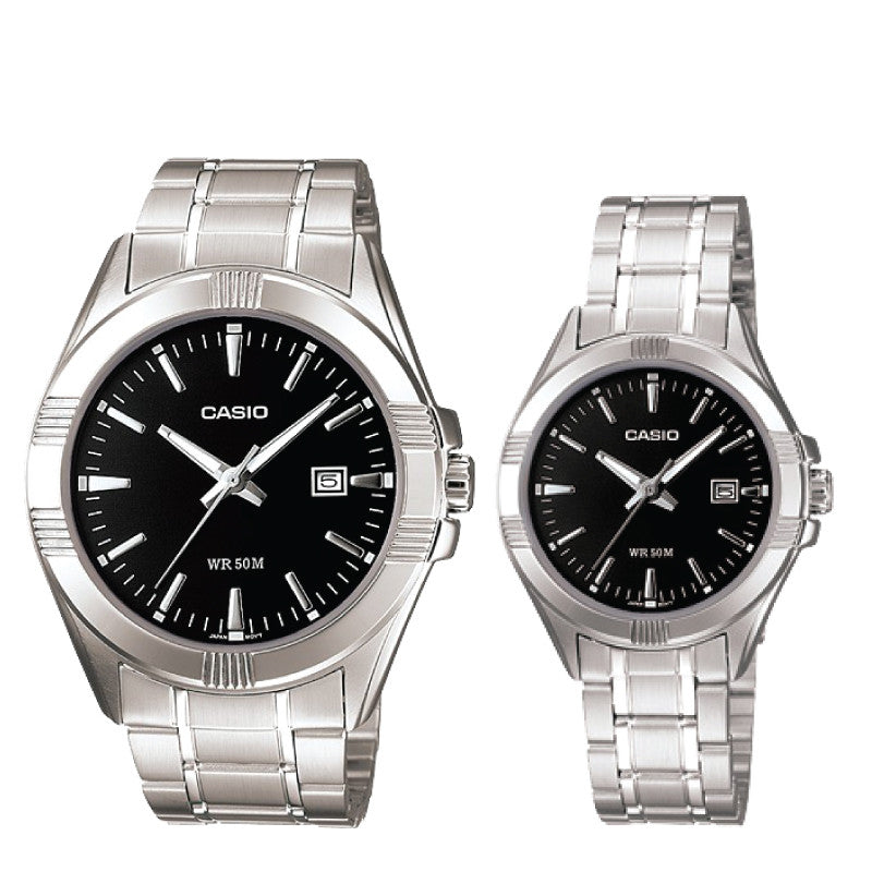Casio Couple Watch MTP1308D-1A LTP1308D-1A Watchspree
