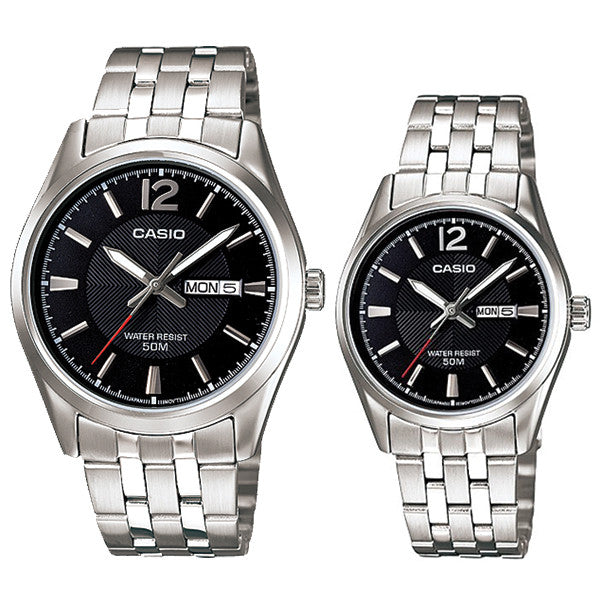 Casio Couple Metal Watch LTP1335D-1A MTP1335D-1A [Couple Watch Set
