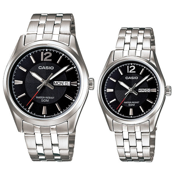Casio Couple Watch MTP1335D-1A LTP1335D-1A Watchspree