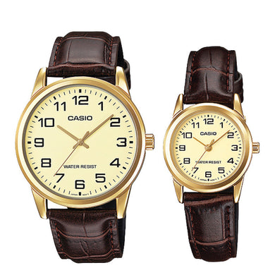Casio Couple Watch MTPV001GL-9B LTPV001GL-9B Watchspree