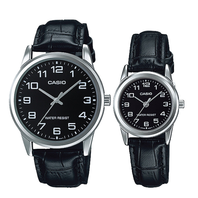 Casio Couple Watch MTPV001L-1B LTPV001L-1B Watchspree