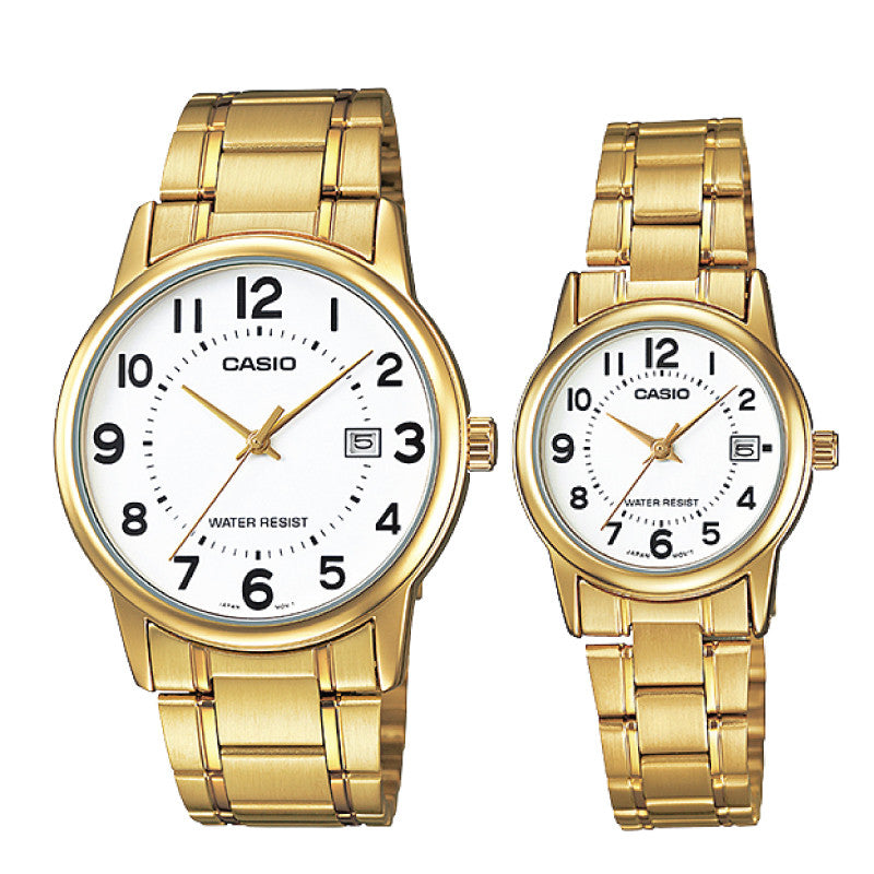 Casio Couple Watch MTPV002G-7B LTPV002G-7B Watchspree