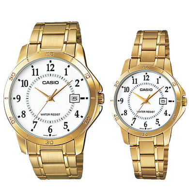 Casio Couple Watch MTPV004G-7B LTPV004G-7B Watchspree