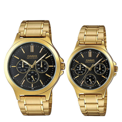 Casio Couple Watch MTPV300G-1A LTPV300G-1A Watchspree