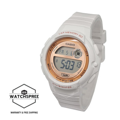 Casio Digital Dual Time White Resin Band Watch LWS1200H-7A2 LWS-1200H-7A2 [Kids] Watchspree