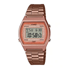 Load image into Gallery viewer, Casio Digital Rose Gold Ion Plated Stainless Steel Band Watch B640WCG-5D B640WCG-5 Watchspree
