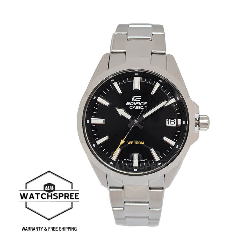 Casio Edifice Stainless Steel Band Watch EFV100D-1A EFV-100D-1A Watchspree