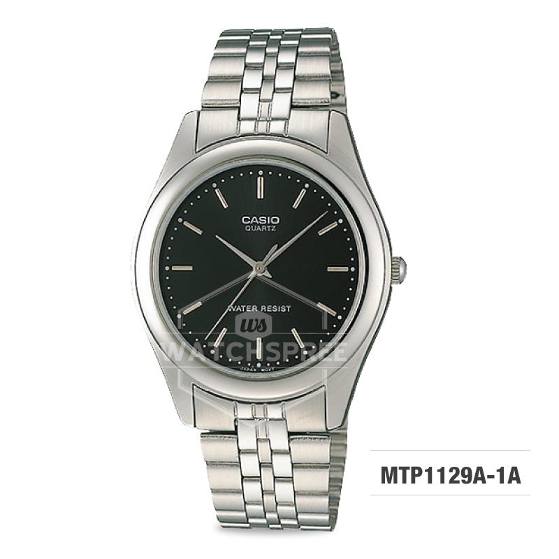 Casio Enticer Series Men's Stainless Steel Watch MTP1129A-1A Watchspree
