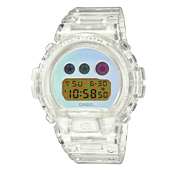 Casio G-Shock 25th Anniversary Standard Digital Semi Transparent Resin Band Watch DW6900SP-7D DW-6900SP-7D DW-6900SP-7 Watchspree