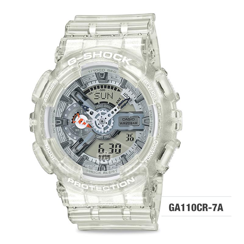 Casio G-Shock Aqua Planet Coral Reef Color White Resin Band Watch GA110CR-7A GA-110CR-7A Watchspree