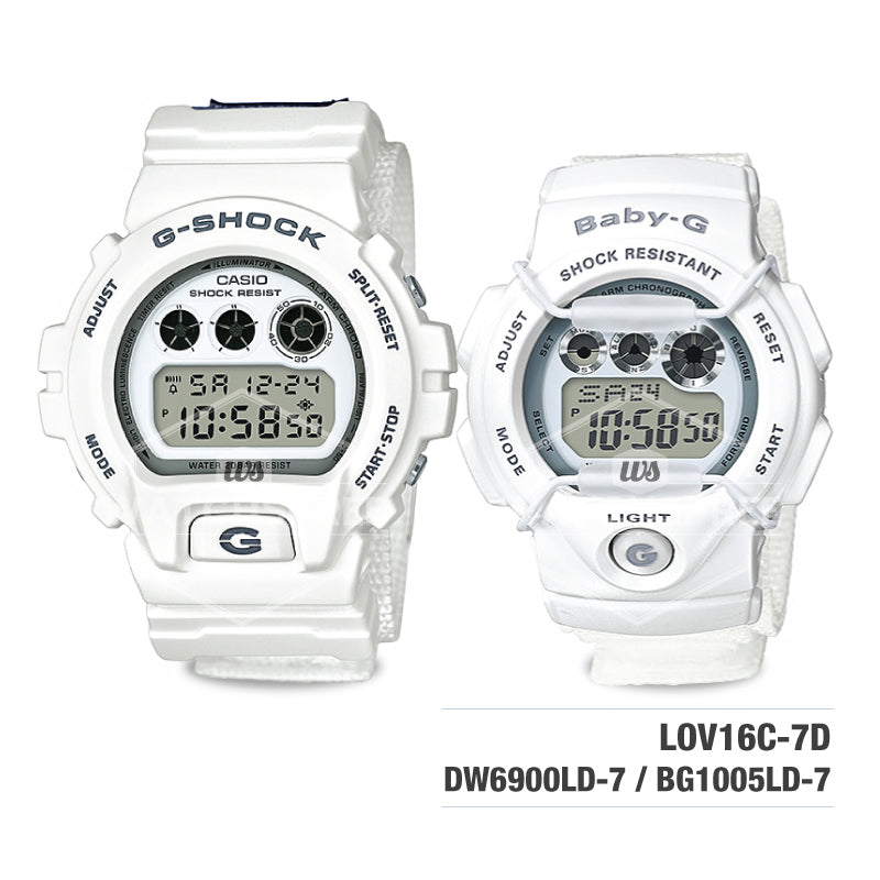 Casio G-Shock & Baby-G G Presents Lover's collection 2016 20th Anniversary Watch LOV16C-7D Watchspree