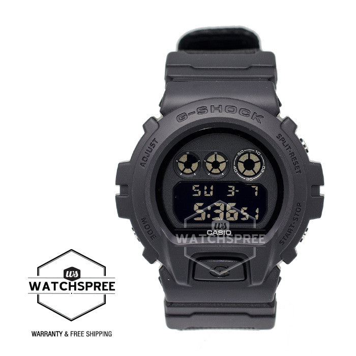 Casio G-Shock Special Color Models Black Cordura¨* Nylon Strap Watch DW6900BBN-1D