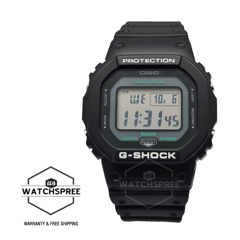 Casio G-Shock Bluetooth‚Äö√†√∂‚àö√°¬¨¬®‚àö√ú Multi Band 6 Tough Solar Midnight Green GW-B5600 Lineup Black Resin Band Watch GWB5600MG-1D GW-B5600MG-1D GW-B5600MG-1 Watchspree