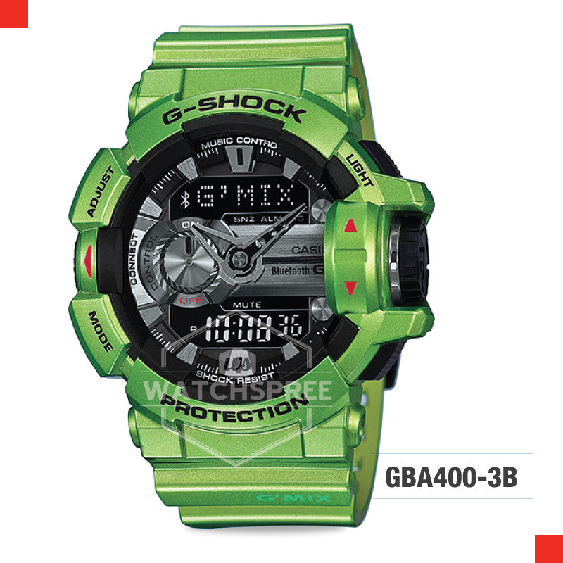 Casio G-Shock Bluetooth G'MIX Watch GBA400-3B Watchspree