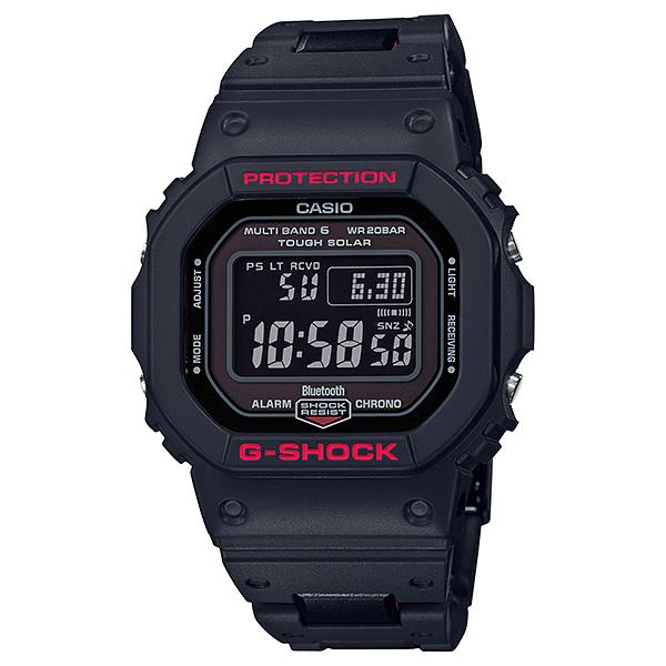 Casio G-Shock Bluetooth¶ôÇïÇ?ǯ Multi Band 6 Tough Solar Black Stainless Steel / Resin Composite Band Band Watch GWB5600HR-1D GW-B5600HR-1D GW-B5600HR-1