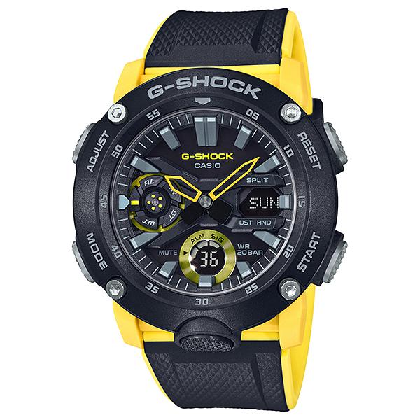 Casio G-Shock Carbon Core Guard Structure Black Resin Band Watch GA2000-1A9 GA-2000-1A9 Watchspree