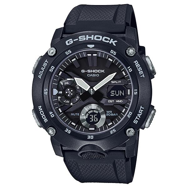 Casio G-Shock Carbon Core Guard Structure Black Resin Band Watch GA2000S-1A GA-2000S-1A Watchspree