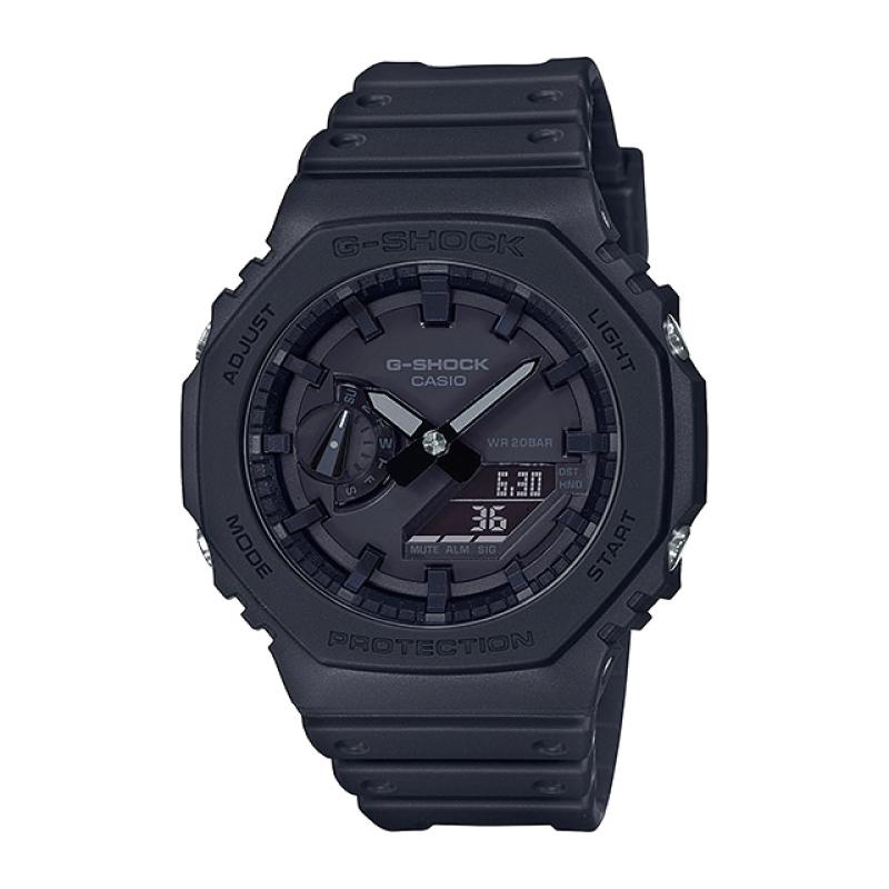 Casio G-Shock Carbon Core Guard Structure Black Resin Band Watch GA2100-1A1 GA-2100-1A1 Watchspree
