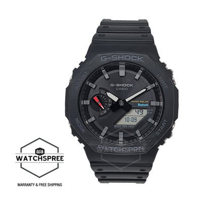 Casio G-Shock Carbon Core Guard Structure Bluetooth¬¨¬®‚àö√ú Solar Powered GA-2100 Lineup Black Resin Band Watch GAB2100-1A GA-B2100-1A Watchspree