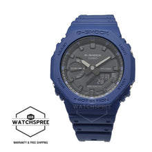 Load image into Gallery viewer, Casio G-Shock Carbon Core Guard Structure Navy Blue Resin Band Watch GA2100-2A GA-2100-2A Watchspree
