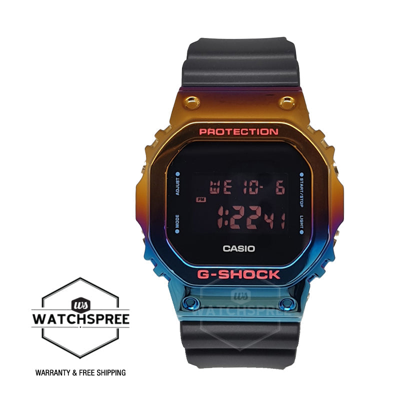 Casio G-Shock City Nightscape Series GM-5600 Line-Up Black Resin Band Watch GM5600SN-1D GM-5600SN-1D GM-5600SN-1 Watchspree