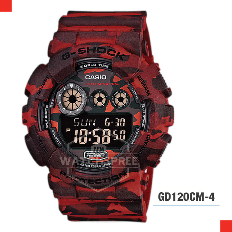 Casio G-Shock Classic Camouflage Watch GD120CM-4D Watchspree
