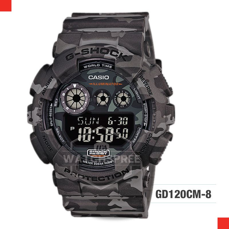 Casio G-Shock Classic Camouflage Watch GD120CM-8D Watchspree