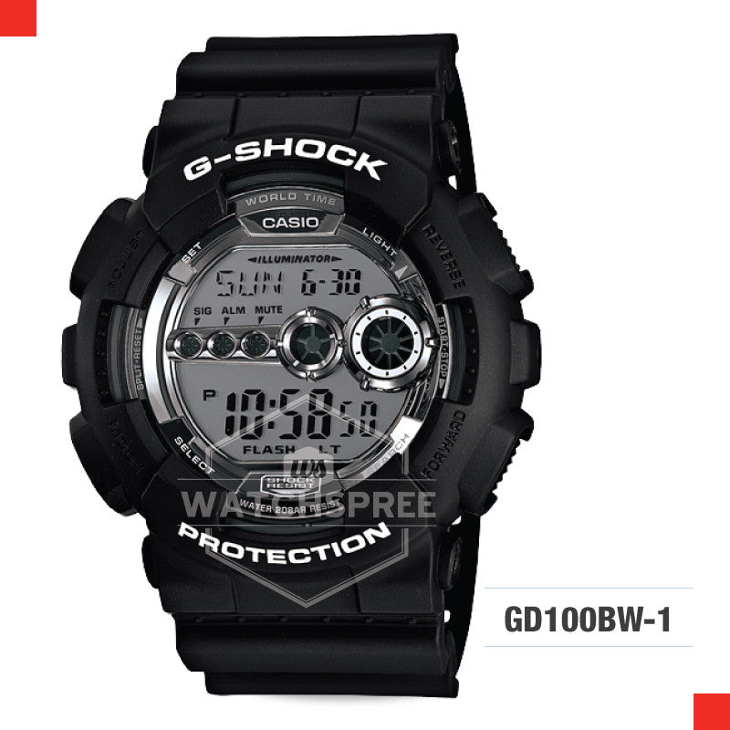 Casio G-Shock Classic Watch GD100BW-1D Watchspree