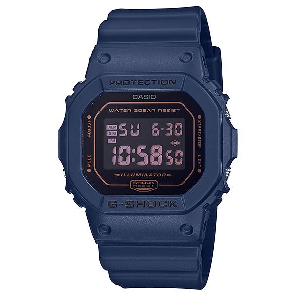 Casio G-Shock DW-5600 Lineup Special Color Model Matte Blue Resin Band Watch DW5600BBM-2D DW-5600BBM-2D DW-5600BBM-2 Watchspree