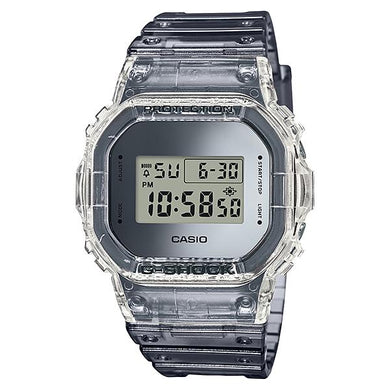 Casio G-Shock DW-5600 Lineup Special Color Models Semi-Transparent Resin Band Watch DW5600SK-1D DW-5600SK-1D DW-5600SK-1 Watchspree