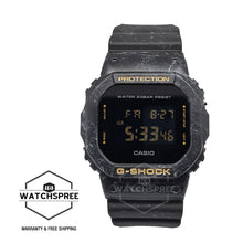 Load image into Gallery viewer, Casio G-Shock DW-5600 Lineup Summer Sea Motif Black Resin Band With Ocean Wave Pattern Watch DW5600WS-1D DW-5600WS-1D DW-5600WS-1 Watchspree
