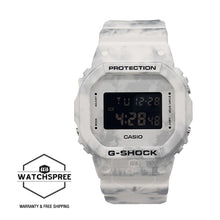Load image into Gallery viewer, Casio G-Shock DW-5600 Lineup Wintry White with Camouflage Pattern Resin Band Watch DW5600GC-7D DW-5600GC-7D DW-5600GC-7 Watchspree
