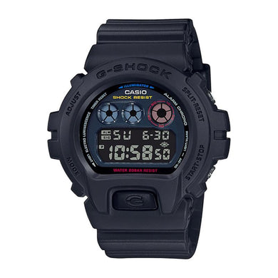 Casio G-Shock DW-6900 Lineup Special Color Model Jet Black Resin Band Watch DW6900BMC-1D DW-6900BMC-1D DW-6900BMC-1 Watchspree