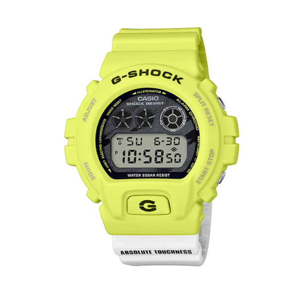 Casio G-Shock DW-6900 Lineup Special Colour Model Two Tone Resin Band Watch DW6900TGA-9D DW-6900TGA-9D DW-6900TGA-9 Watchspree