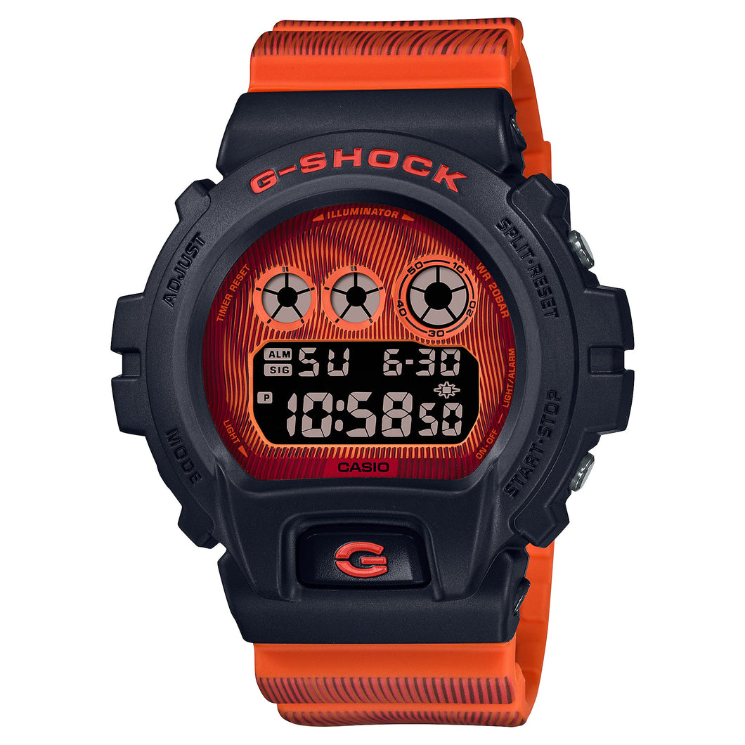 Casio G-Shock DW-6900 Lineup Time Distortion Series Multicolour Resin Band Watch DW6900TD-4D DW-6900TD-4D DW-6900TD-4 Watchspree